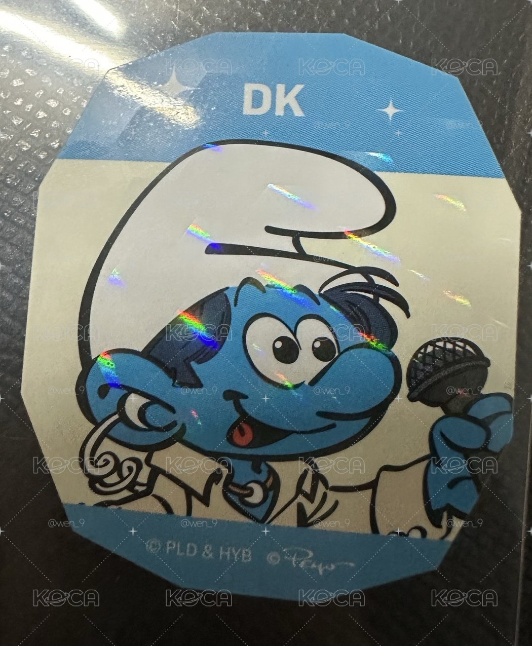 藍色小精靈貼紙