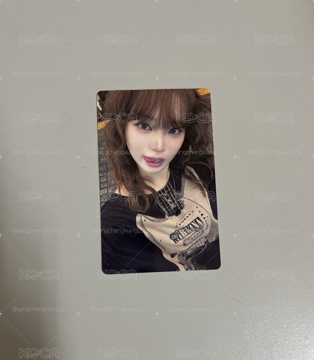 SPAGHETTI wvs 單封預售 特典卡 Chaewon