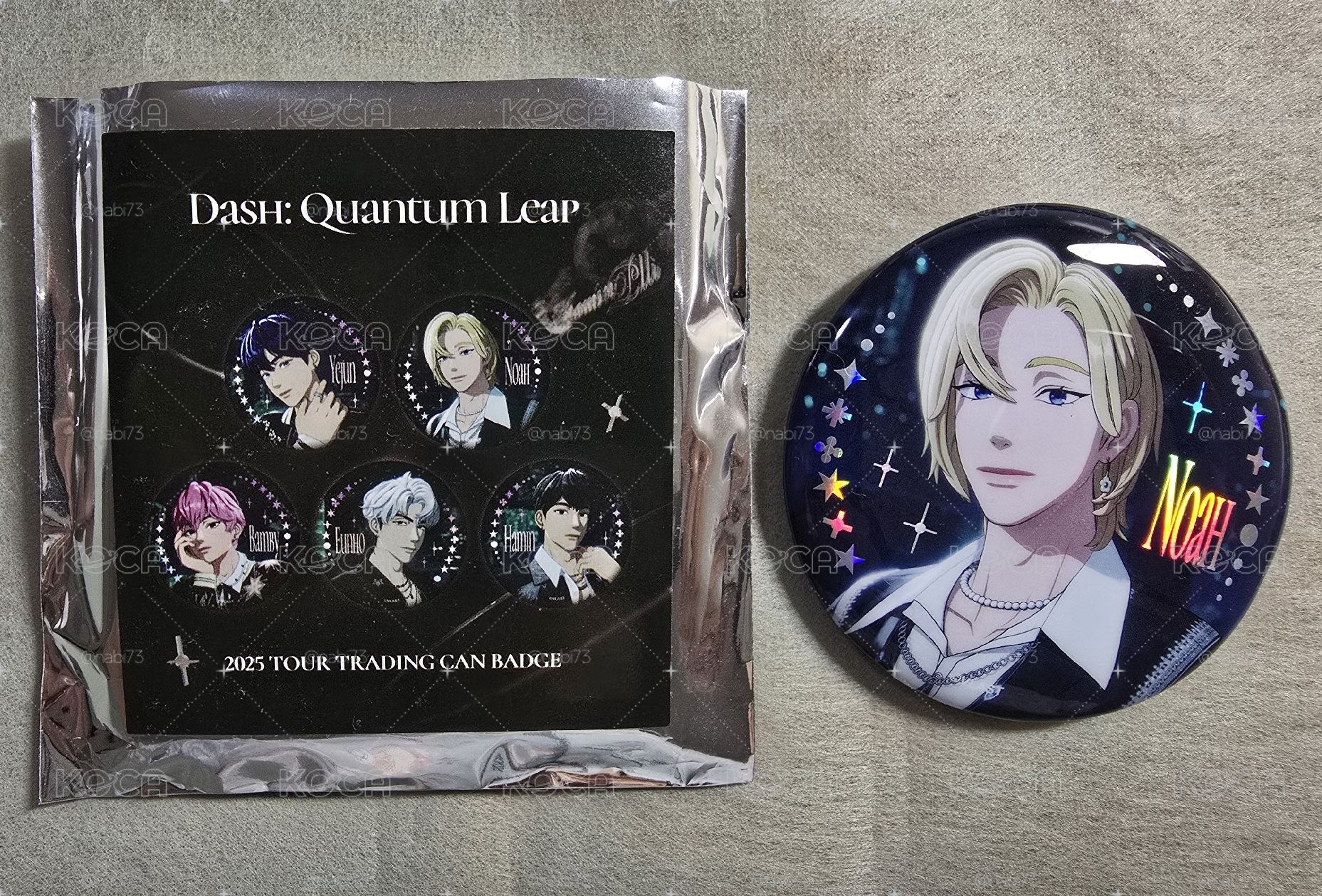 2025 TOUR TRADING CAN BADGE 노아