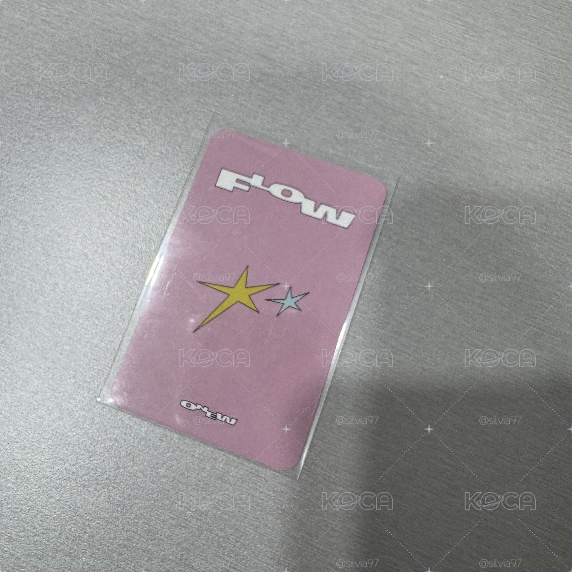 ONEW SHINee Flow 特典卡 通路小卡 