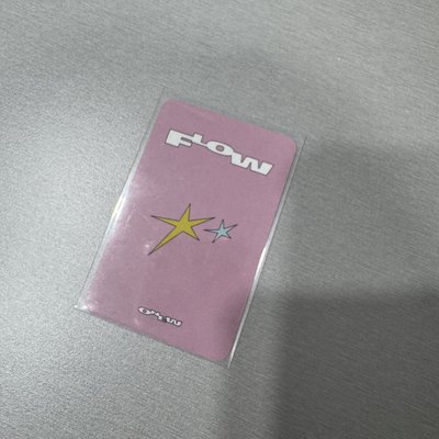 ONEW SHINee Flow 特典卡 通路小卡 