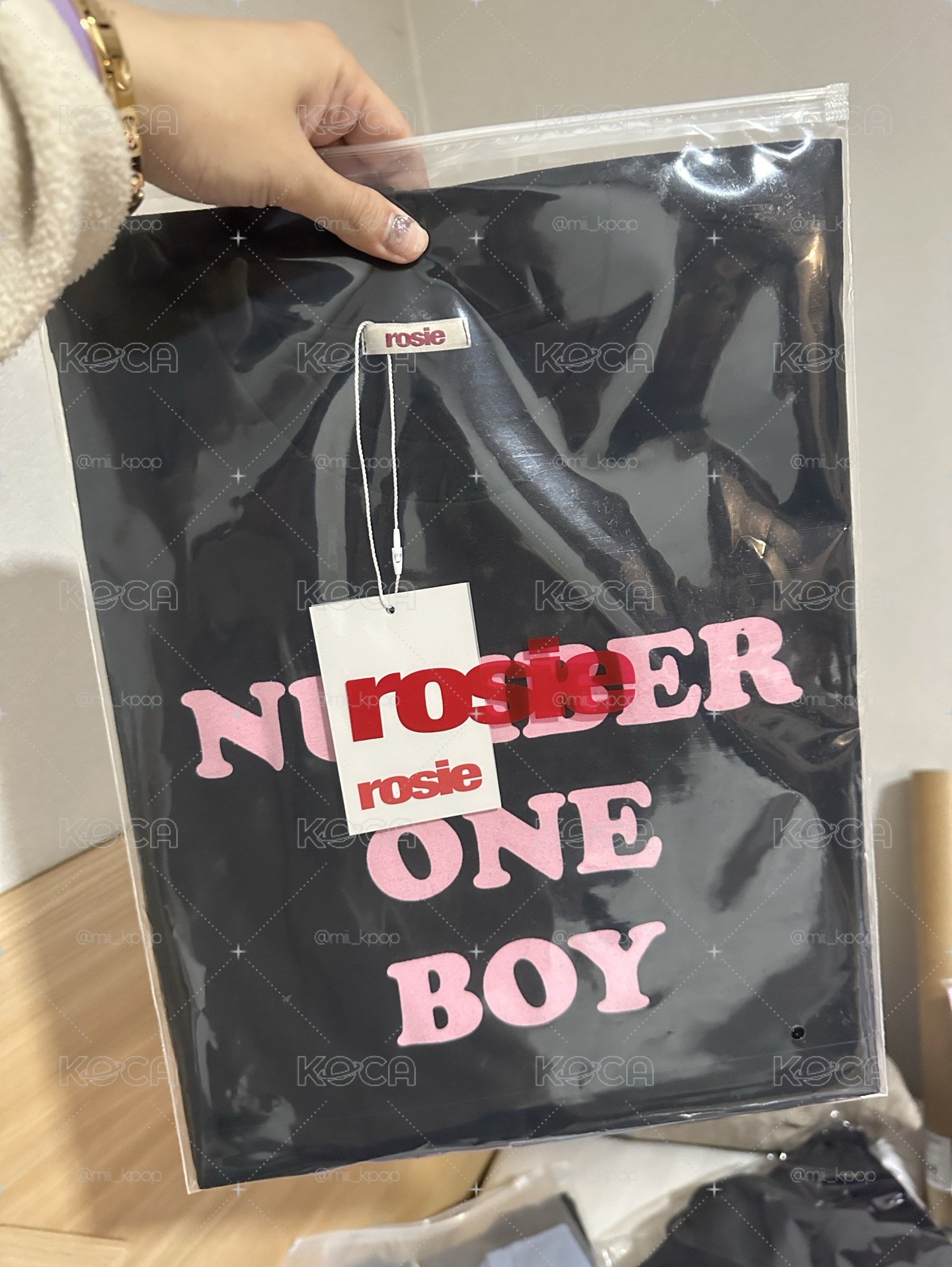 rosie 快閃限定T恤 Number One Girl 系列