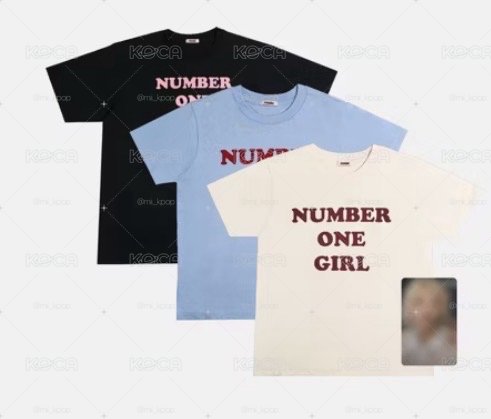 rosie 快閃限定T恤 Number One Girl 系列