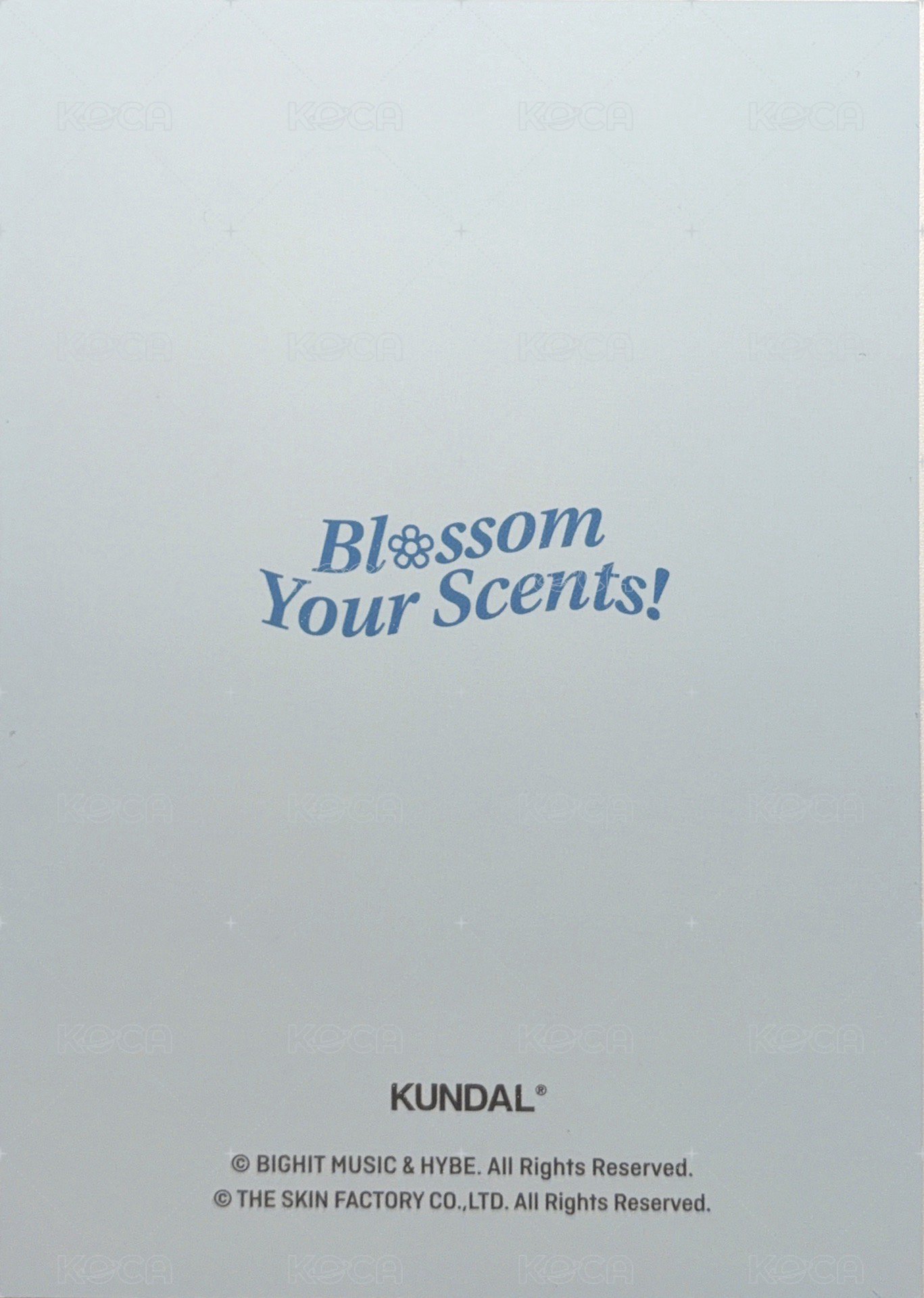 KUNDAL 人生四格卡 Bloom Your Scents! 背面