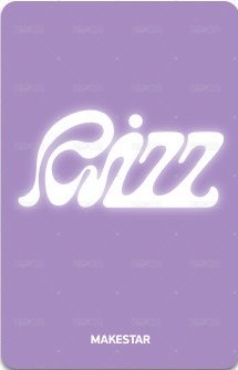 RIZZ ms 9.0 poca 特典卡 日式拍貼ver. 背面