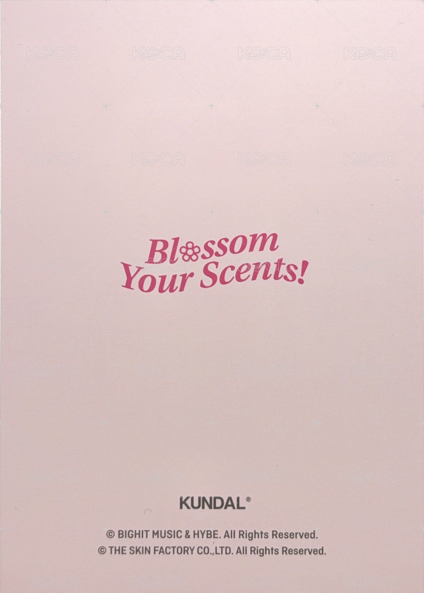 KUNDAL 人生四格卡 Bloom Your Scents! 背面