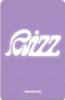 RIZZ ms 9.0 poca 特典卡 日式拍貼ver. 背面