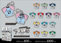 Follow Again 鑰匙圈吊飾 衣服壓克力吊飾