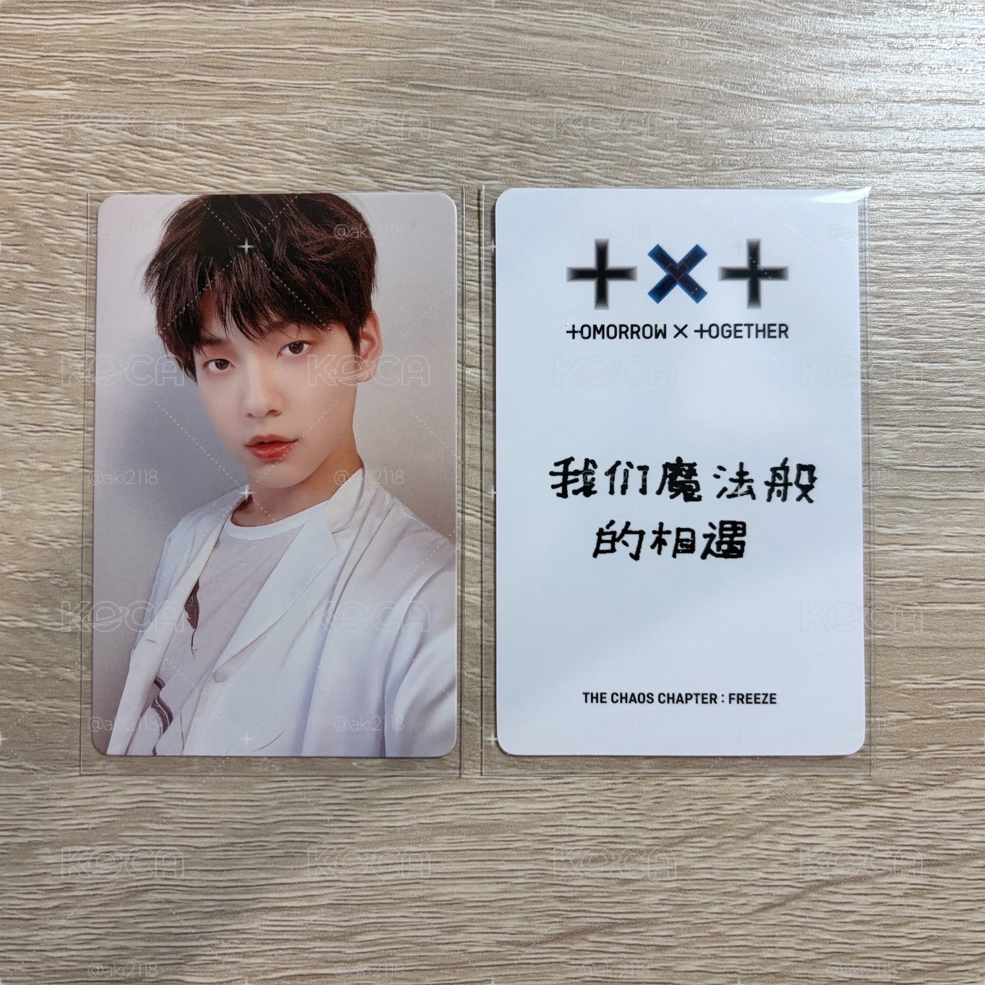 正二 一直娛 2.0 簽售卡 中文卡背