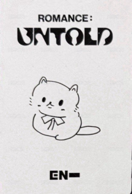 正二 yzy 預設特典卡7.0手繪 特典卡  背面