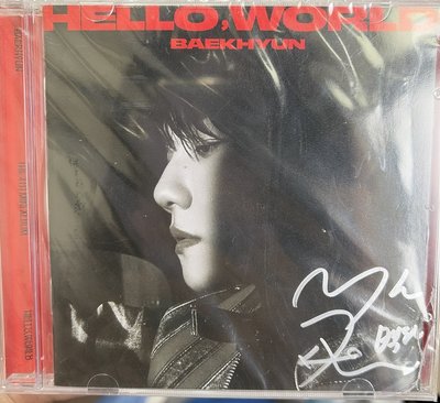伯賢 HELLO,WORLD 美國官網通路 親簽版