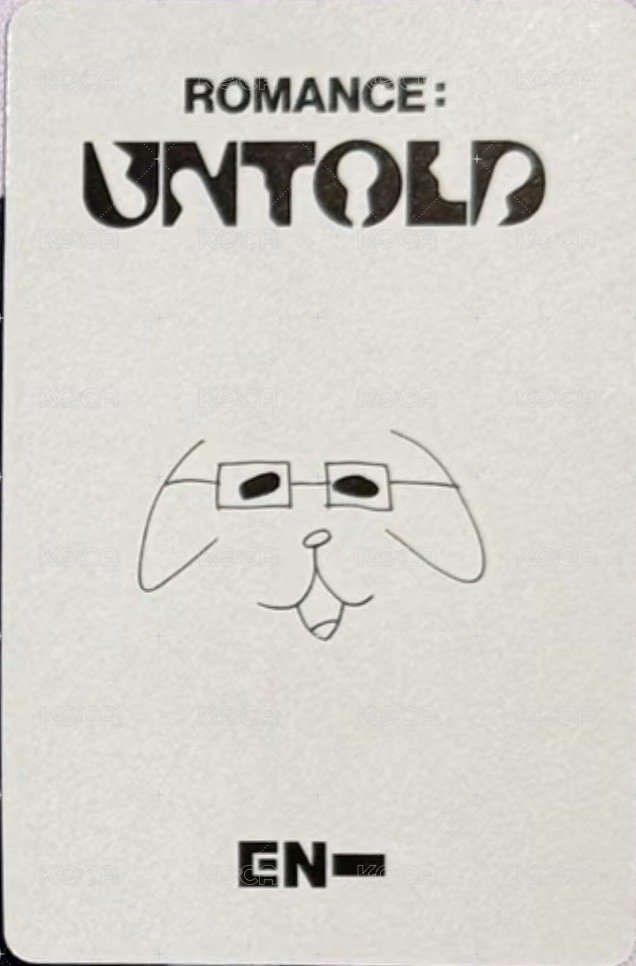 正二 yzy 預售7.0手繪 特典卡  背面