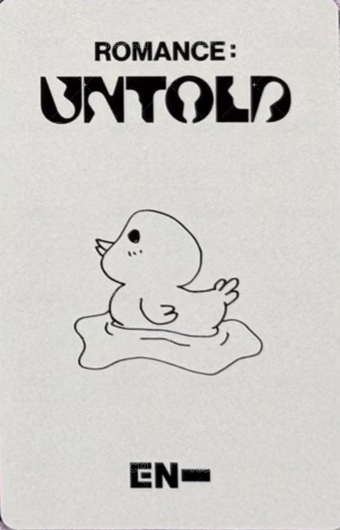 正二 yzy 預售7.0手繪 特典卡  背面