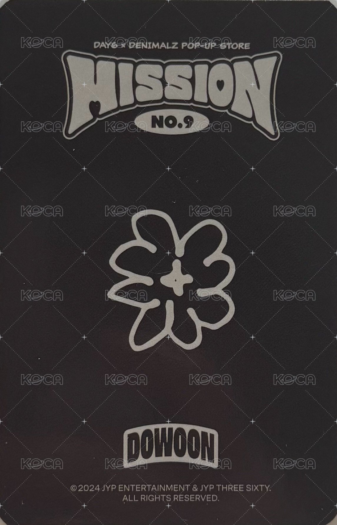 3rd世巡 仁川場 線下 滿額卡  背面