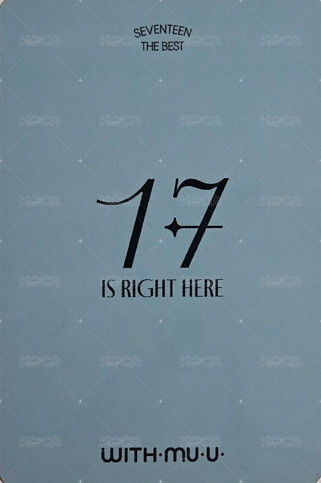 精選專 wm 特典卡  背面