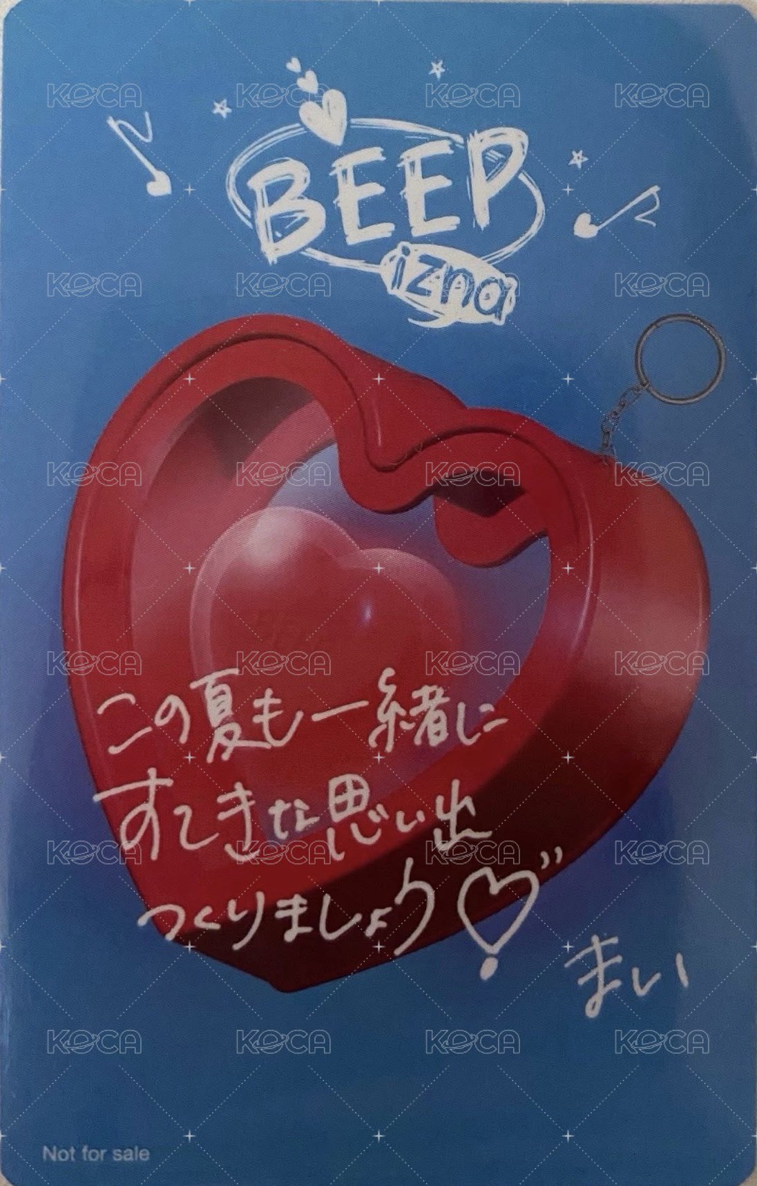 BEEP 塔店 特典卡  背面