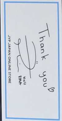 JYP JAPAN 滿額卡 手寫滿額謝卡