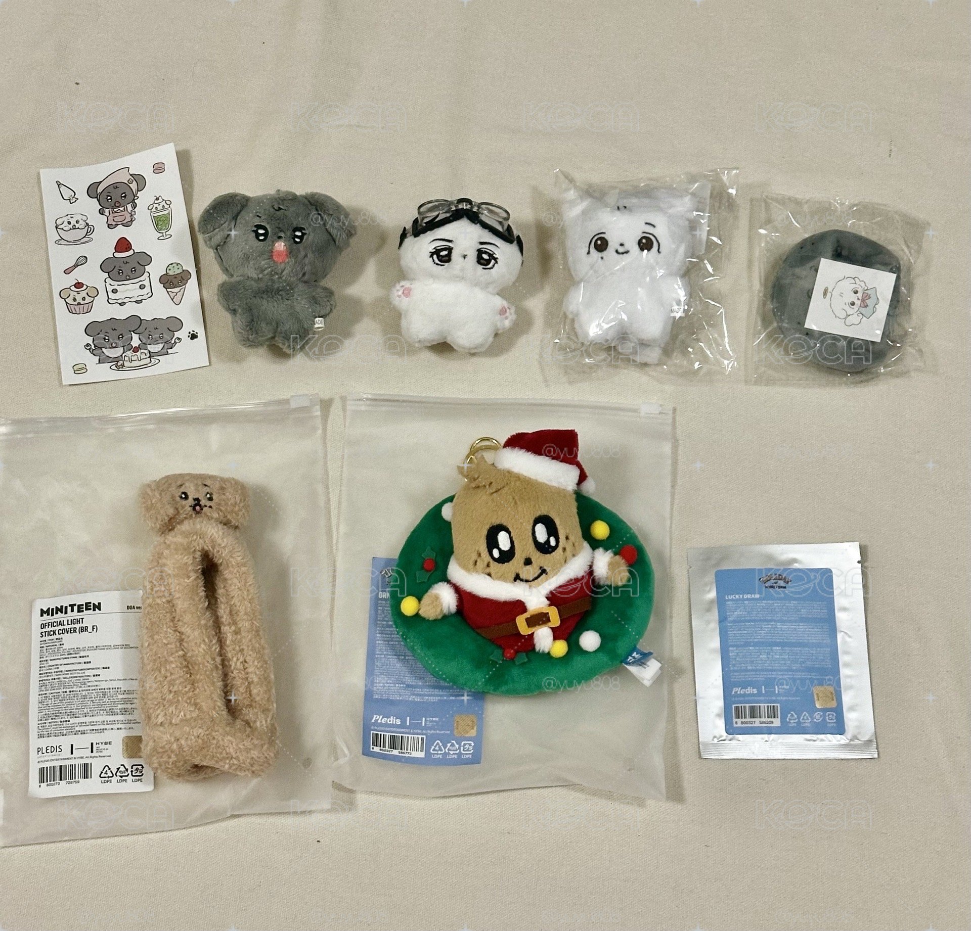 miniteen 娃娃 手燈套 lucky draw