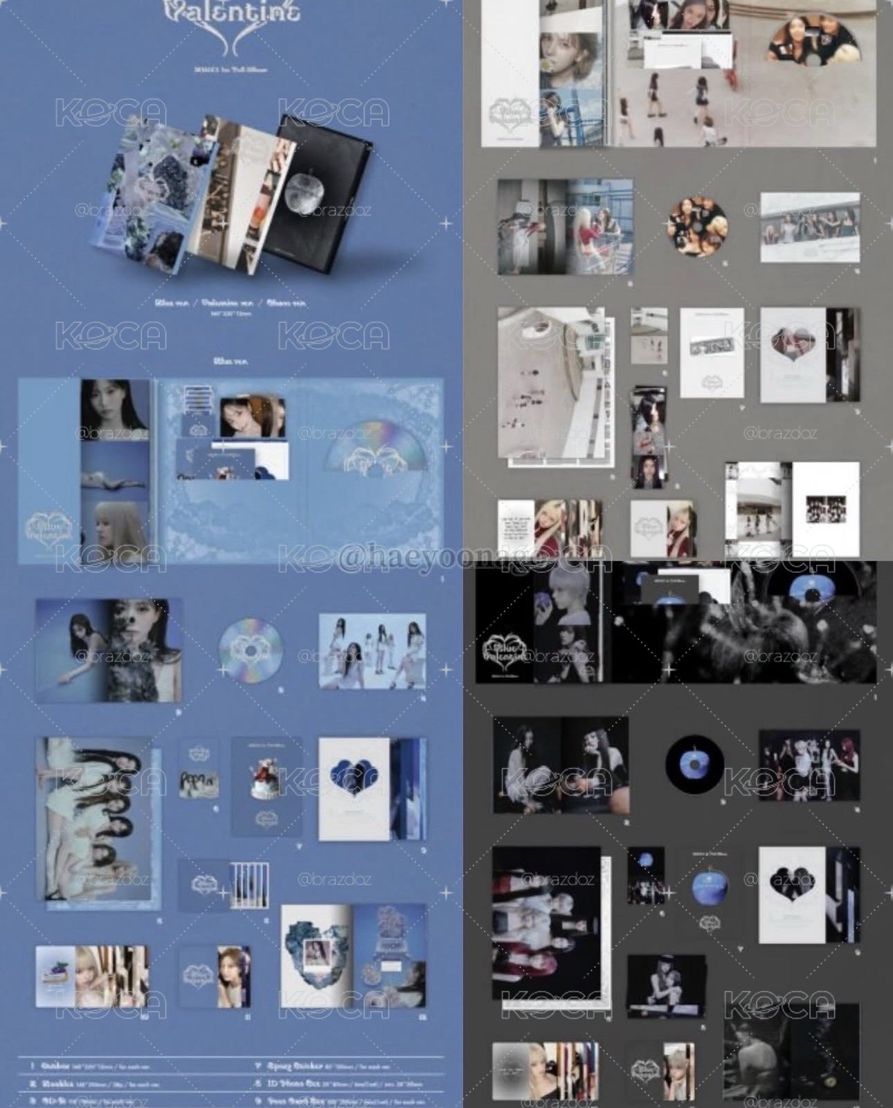 NMIXX 正規一 Blue Valentine CD 普版
