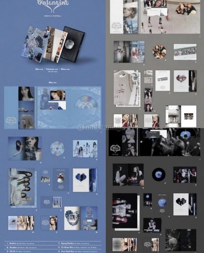 NMIXX 正規一 Blue Valentine CD 普版