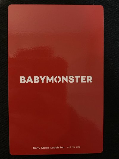 BABYMONSTER 🦥露 日本索尼特典