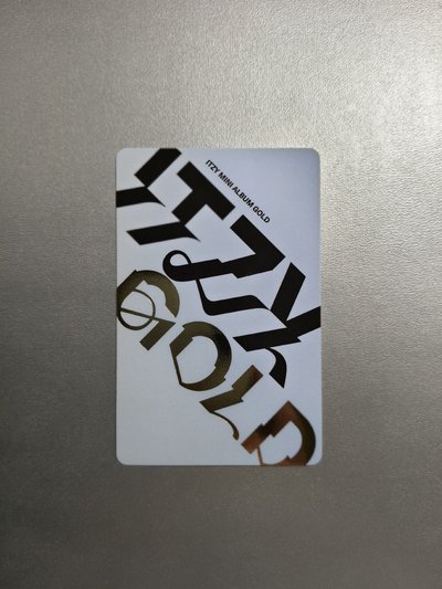 ITZY 留真&彩領 GOLD雙人卡