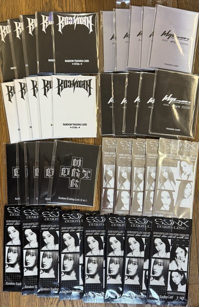 aespa各時期未拆隨機卡包