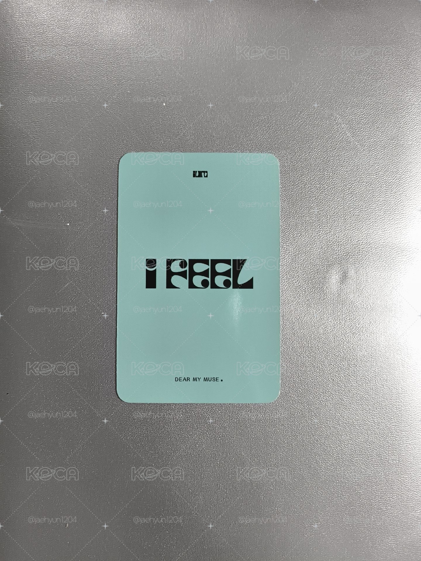 I-DLE YUQI I FEEL特典卡