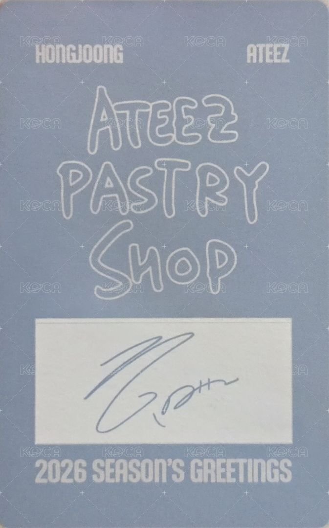 2026年曆 年曆卡 Gingerbread ver. 背面