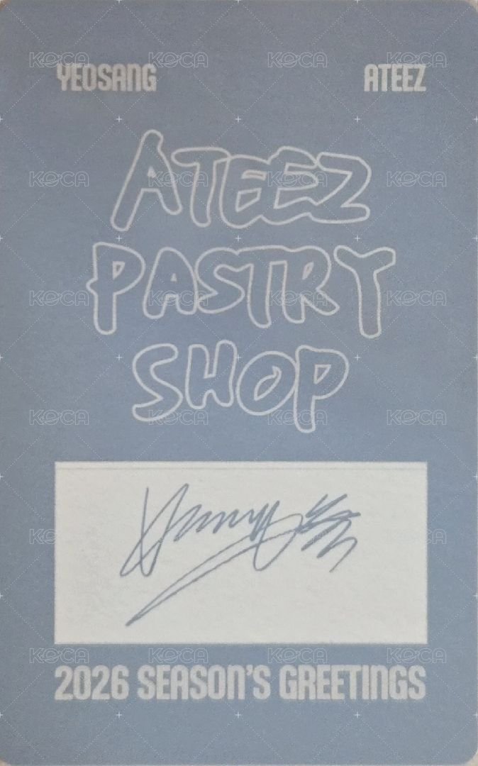 2026年曆 年曆卡 Gingerbread ver. 背面