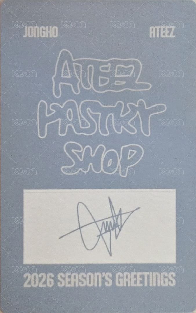 2026年曆 年曆卡 Gingerbread ver. 背面