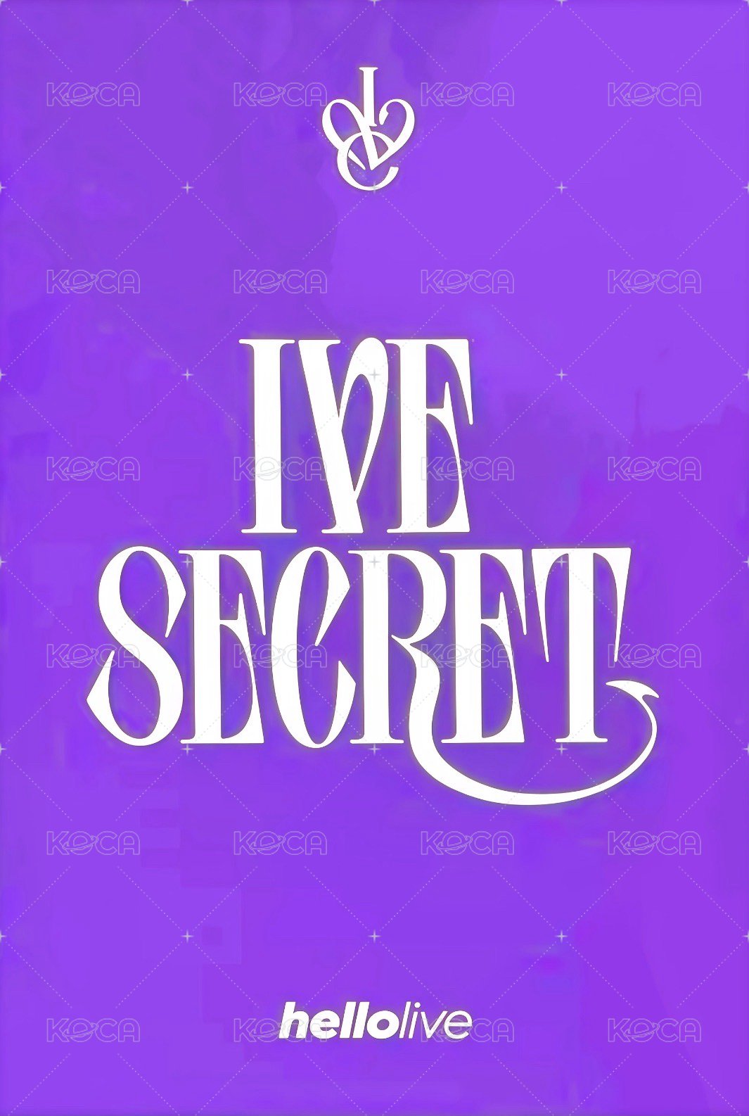 IVE SECRET hl 2.0 簽售卡 鯽魚餅ver. 背面