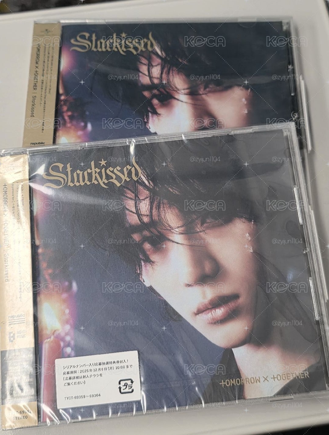 杋圭*2 未拆| TXT Starkissed 日版 單封 未拆專兩張