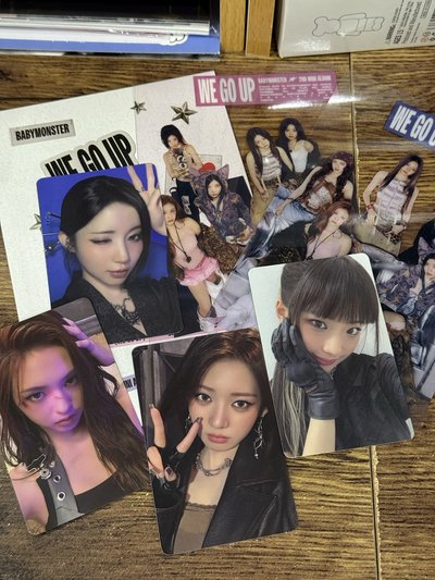 BABYMONSTER WE GO UP yg 單封預售禮 特典卡 Ruka ASA Rora Chiquita
