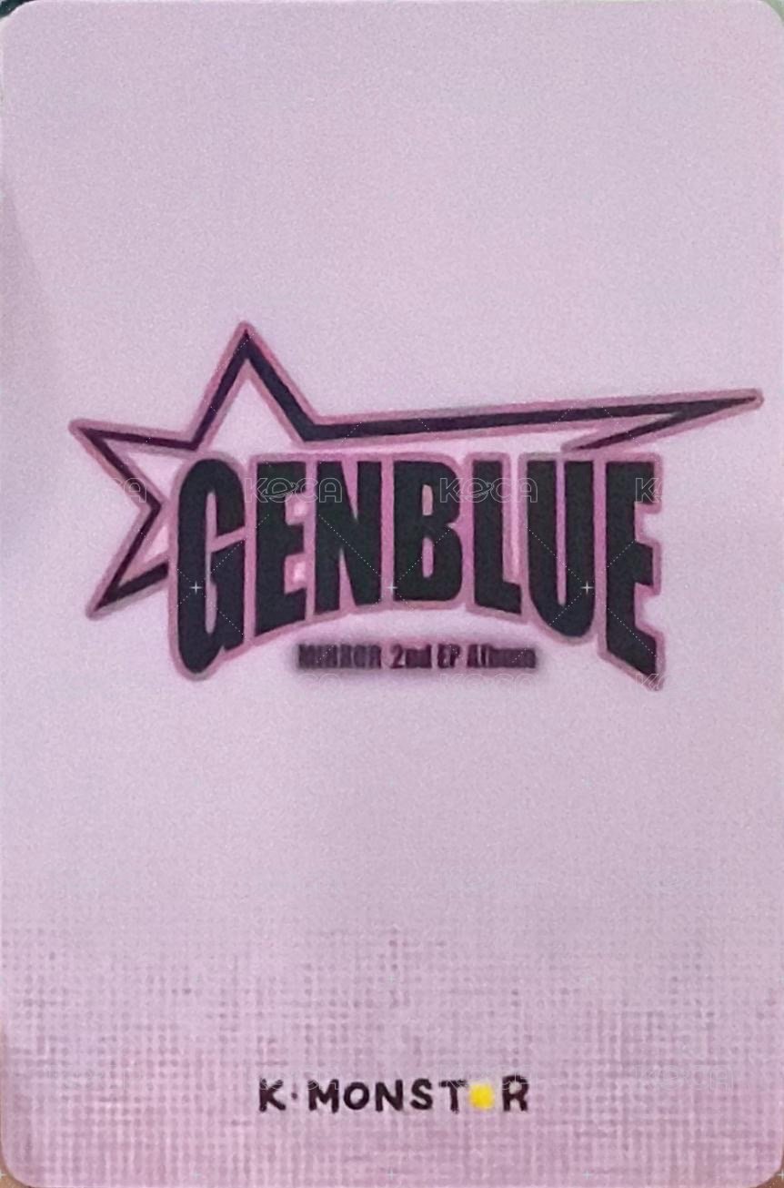 MIRROR km 2.0 咕卡 幸運卡  背面