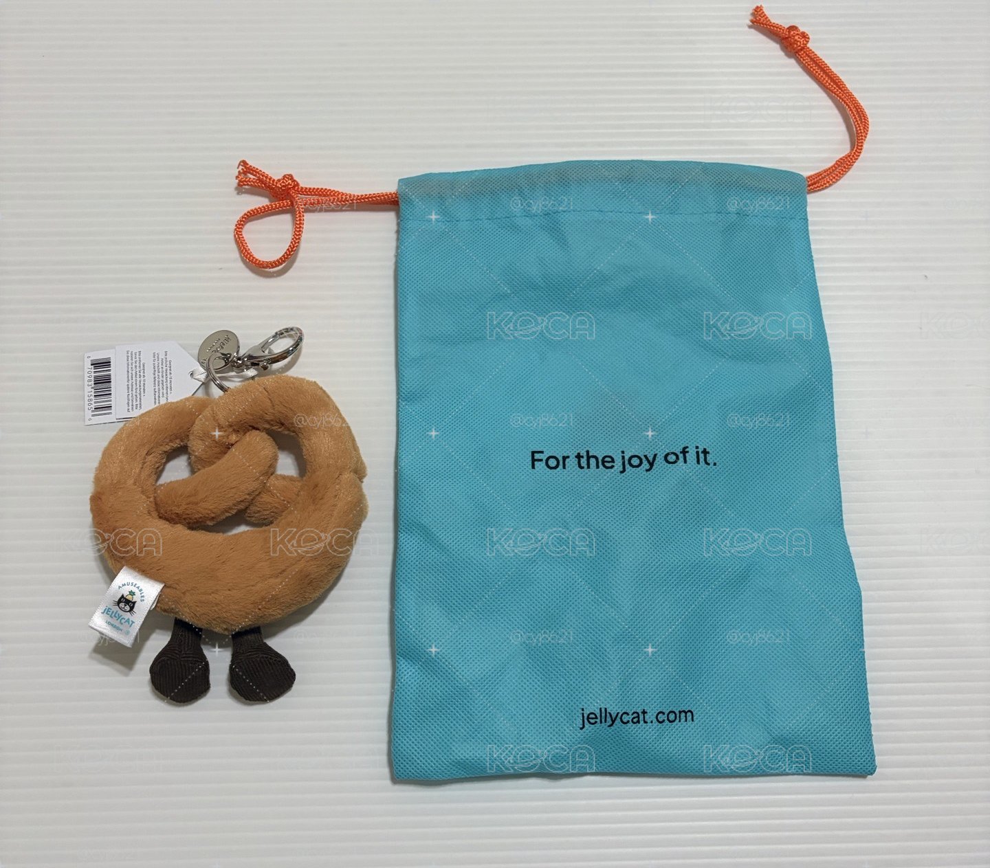 jellycat 麵包結 蝴蝶餅 娃娃 吊飾