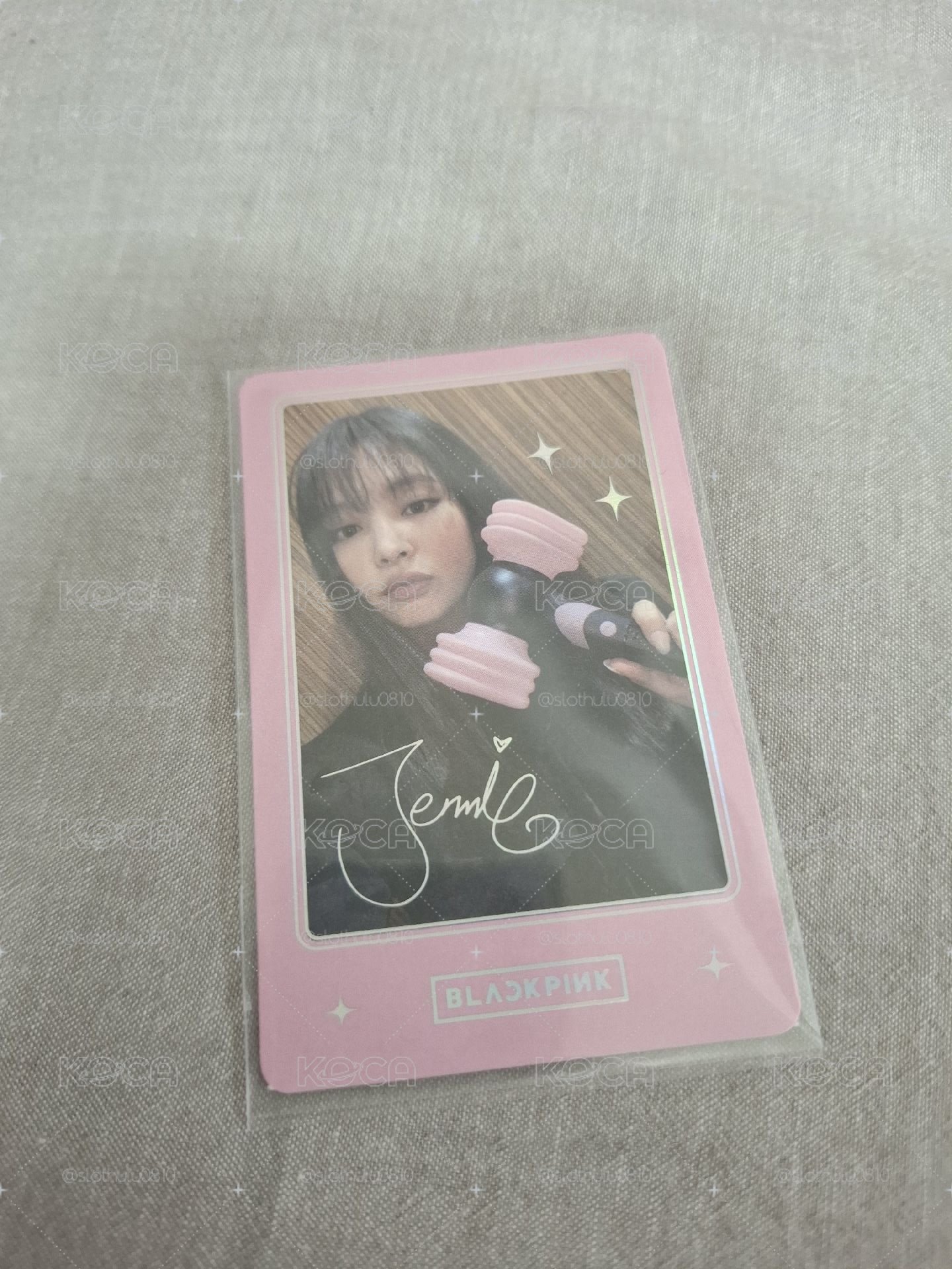 Jennie手燈卡