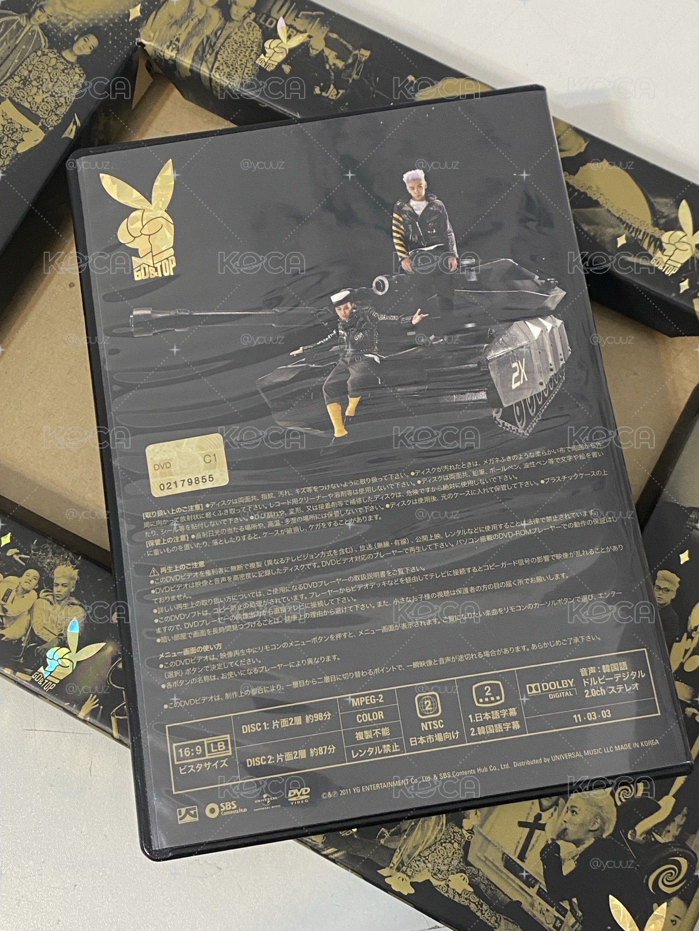  GD&TOP 日版 PLAY DVD（缺寫真）