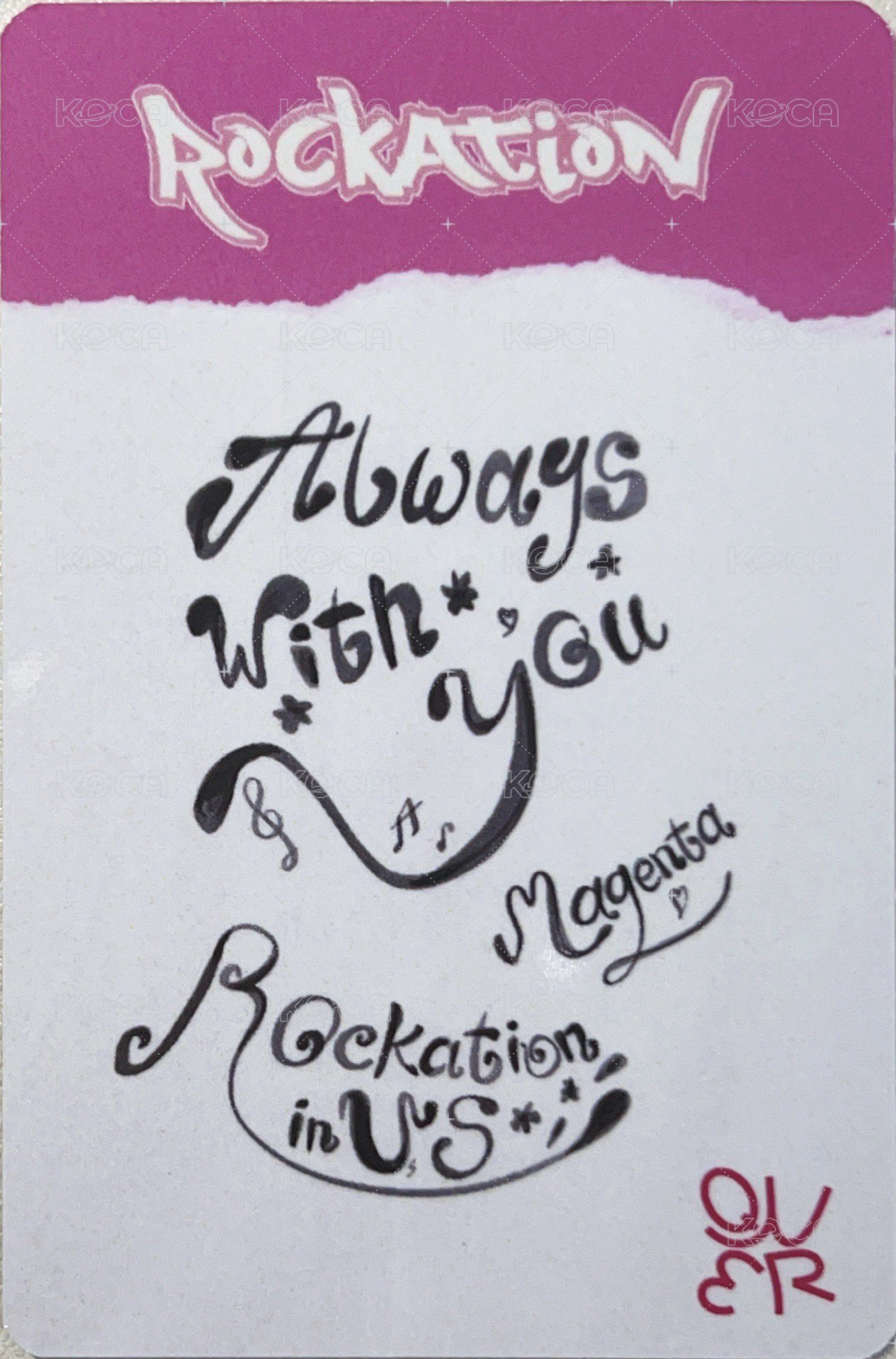 一巡 入場卡 / 場限卡 美巡場 背面