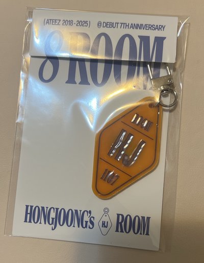 8ROOM房間鑰匙吊飾 弘中