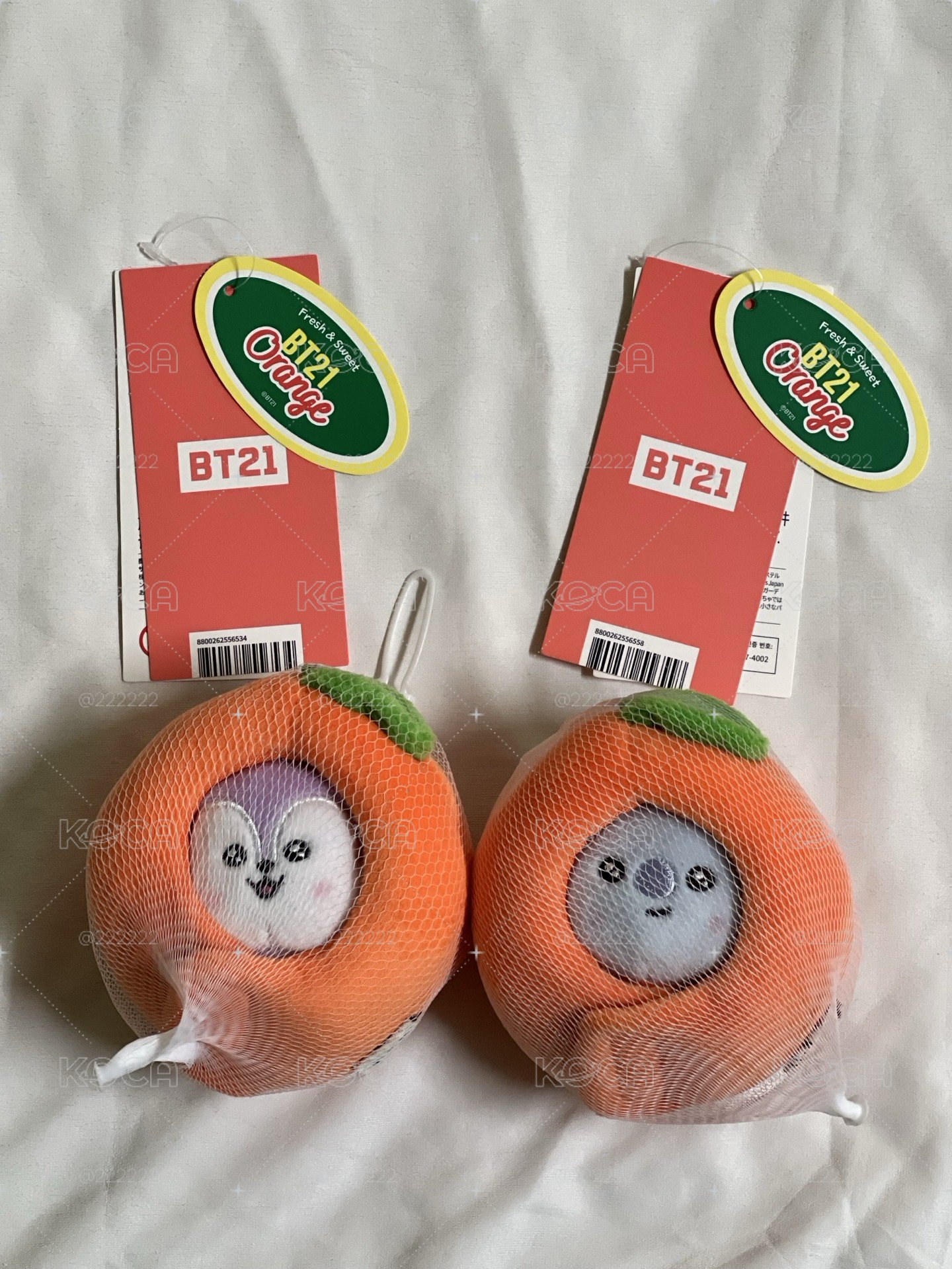 BT21橘子系列娃