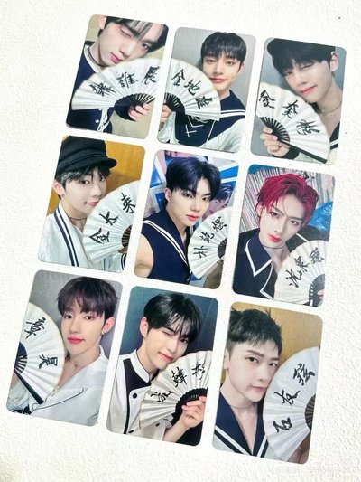 ZB1 數星星 姓名折扇（中背）