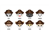 2025 日巡場周 海盜大頭別針