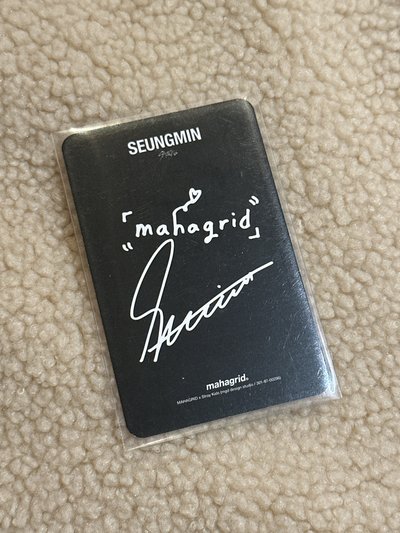 Straykids MAHAGRID 2.0 昇玟 衣服卡