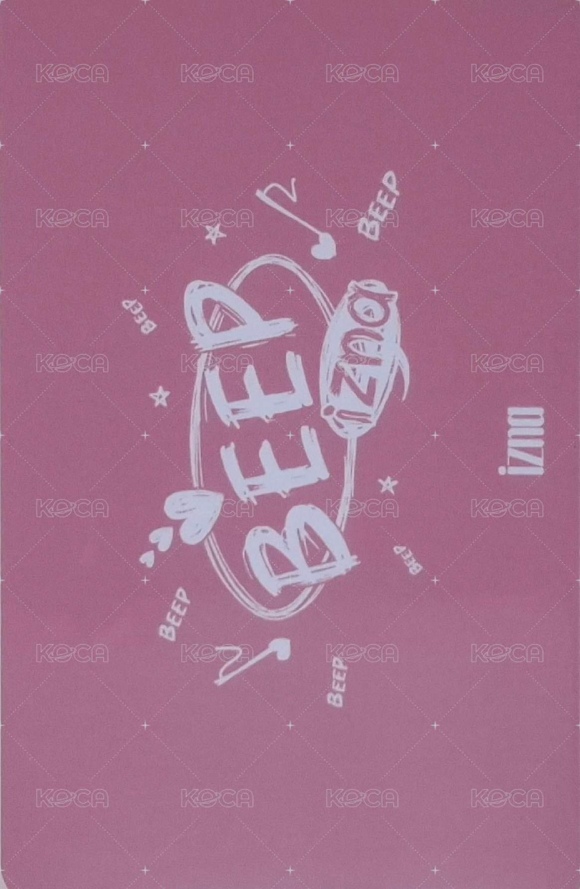 BEEP 打歌卡 五次滿勤 背面