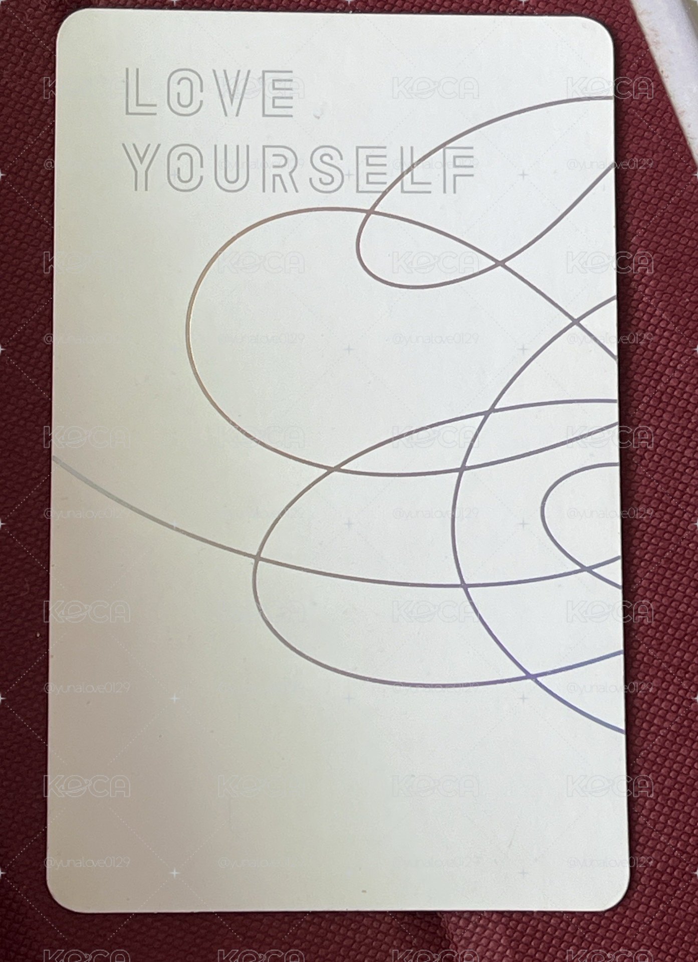 BTS 田柾國 Love yourself 承O ver. 專卡 隨機小卡
