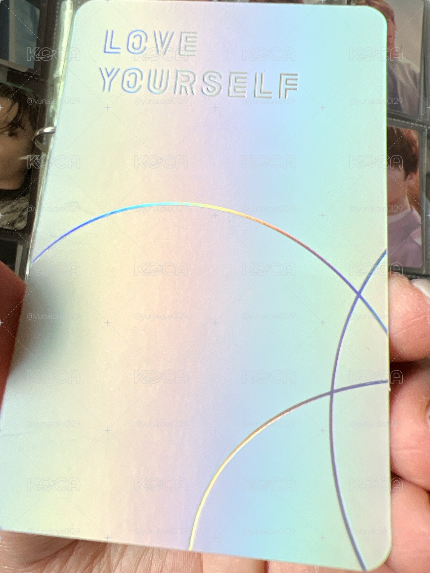 BTS 田柾國 Love yourself 結L ver. 專卡 隨機小卡