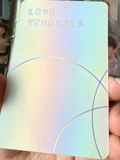 BTS 田柾國 Love yourself 結L ver. 專卡 隨機小卡