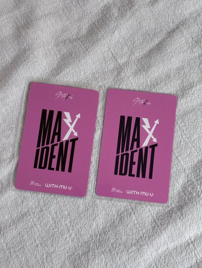 ［Stray Kids] 旻玟 MAXIDENT wm 特典卡 