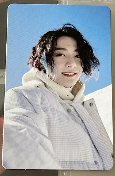 BTS 田柾國 2021冬寫雙面小卡
